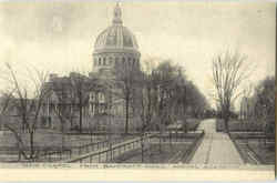 New Chapel Naval Academy Bancroft Hall Postcard
