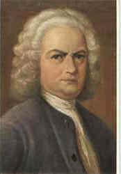 Bach Music Postcard Postcard