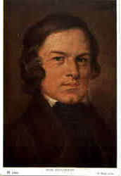 Rob. Schumann Music Postcard Postcard