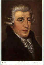 Jos. Haydn Music Postcard Postcard