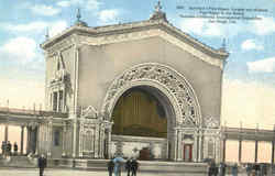 Spreckel's Pipe Organ Postcard