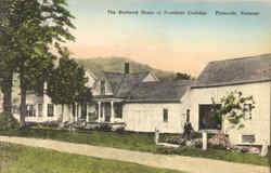 The Boyhood Home Of President Coolidge Plymouth, VT Postcard Postcard