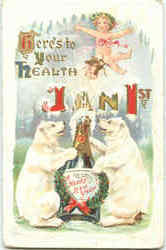 A Happy New Year Postcard