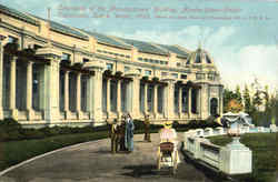 Colonnade Of The Manufacturers Building Postcard