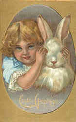 Easter Greetings Postcard