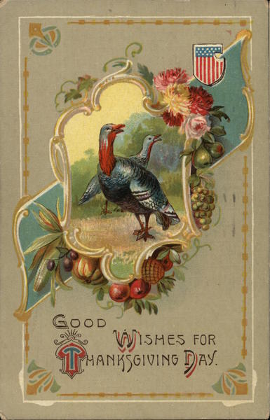 Good Wishes for Thanksgiving Day. Turkeys