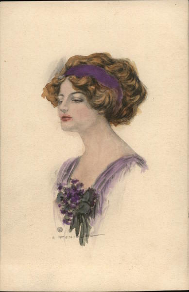 Woman in Purple A. Toniolo Women