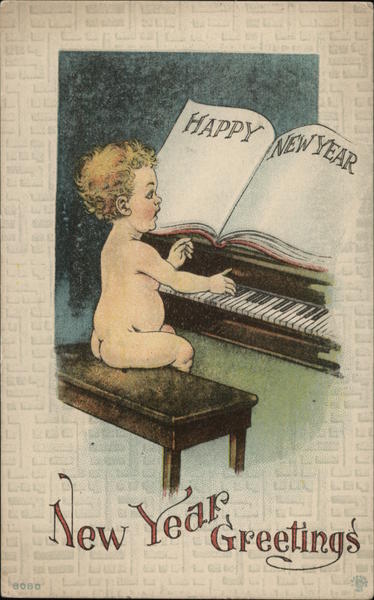 Baby plays piano Pianos