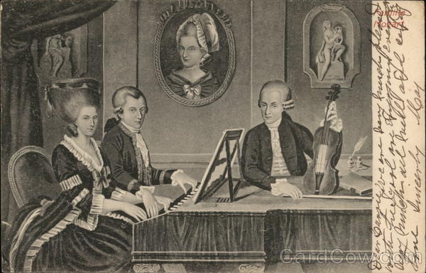 Man and Woman playing Piano, Man Playing Violin Pianos