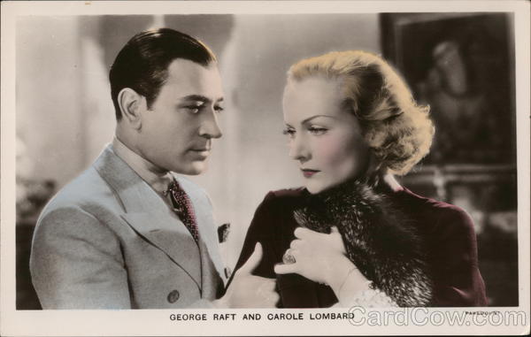 George Raft and Carole Lombard Actors