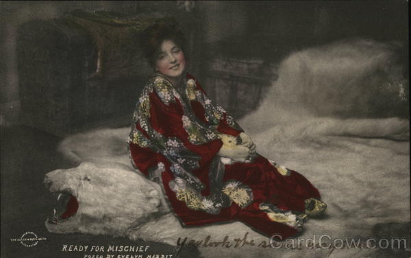 Ready for Mischief, Posed by Evelyn Nesbit Actresses