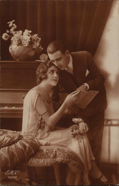 Couple Near Piano Couples