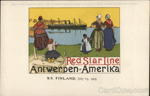 Red Star Line - Antwerp to America