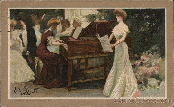 The Everett Piano Advertising