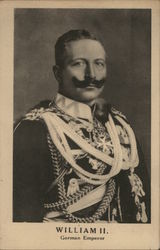 Portrait of William II, German Emperor Royalty Postcard Postcard