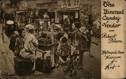 The Itinerant Candy Vendor Japan Asian Postcard Postcard