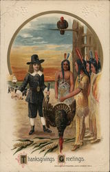Thanksgiving Greetings. Postcard