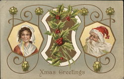 Xmas Greetings Postcard
