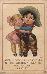 Little Cowboy and Little Girl Little Cowboy and Little Girl