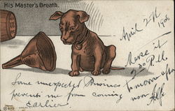 Puppy With Rye Barrell "His Master's Breath" Puppy With Rye Barrell "His Master's Breath"