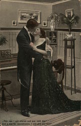Elegant Couple Postcard