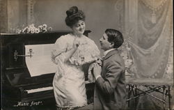 Music First Postcard