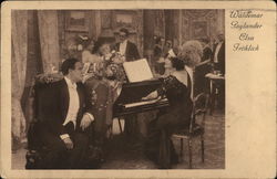 Scene from "Das Gatspiel" Postcard