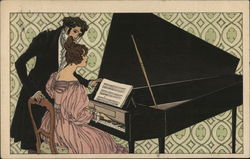 Man and Woman at Piano Man and Woman at Piano