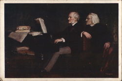 Liszt and Wagner Postcard