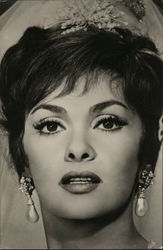 Gina Lollobrigida, With Pearl Earrings Gina Lollobrigida, With Pearl Earrings