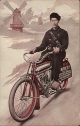 Gottfried Rodriguez Around the World 1909 Marsh-Metz Postcard