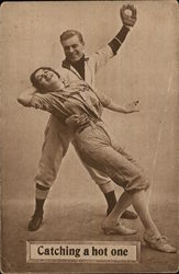 Catching a hot one Postcard