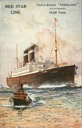 Red Star Line Triple-screw "Pennland" Red Star Line Triple-screw "Pennland"