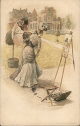 Ladies Looking At A Painting Ladies Looking At A Painting