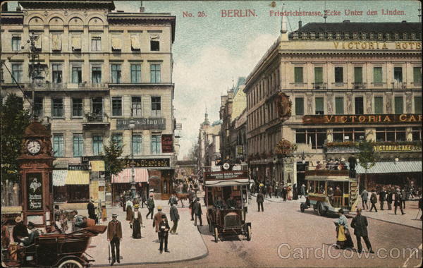 Friedrichstrasse, Ecke Unter den Linden Berlin Germany