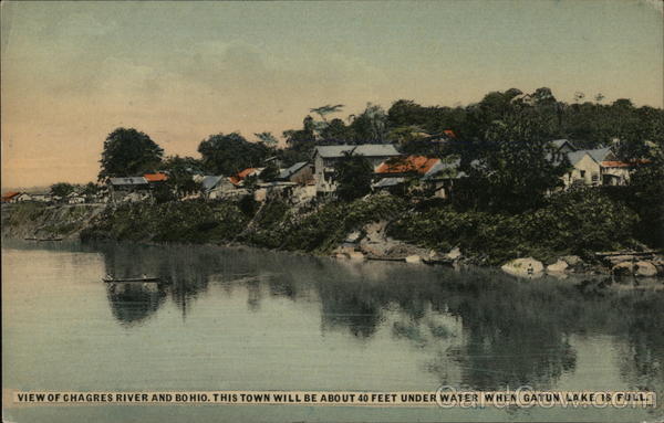 View of Chagres River and Bohio Colon CZ Panama