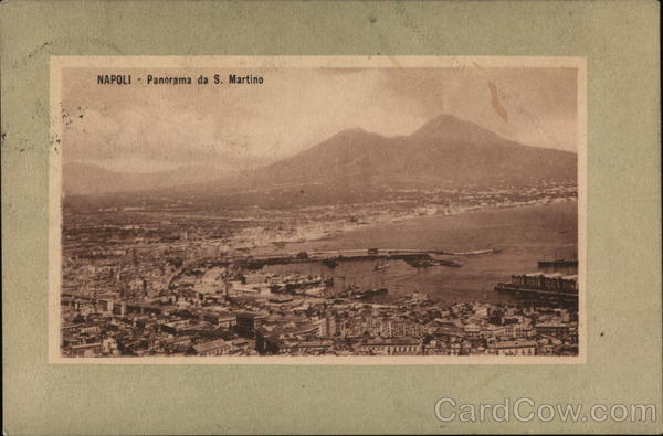 Panorama da San Martino Naples Italy