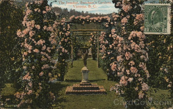 The Sundial, Butchart's Gardens Victoria BC Canada