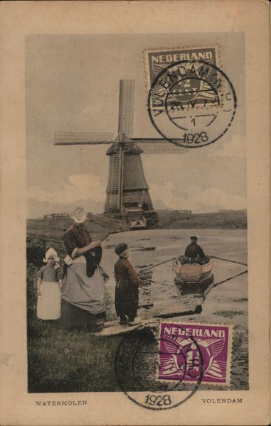 watermolen Netherlands Windmills