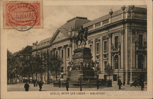 Under den Linden, Bibiothek Berlin Germany