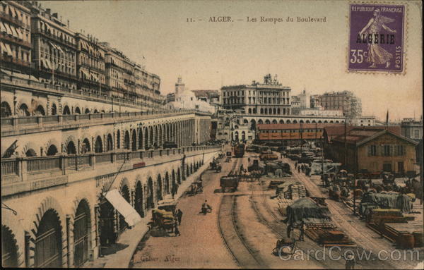 Alger - Les Rampes du Boulevard Algeria Africa