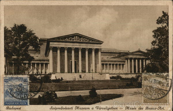 Budapest Szeomuveszeti Museum a Varosligetben - Musee des Beaux-Art Hungary