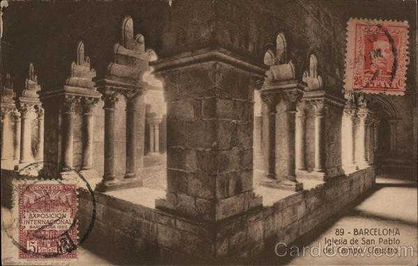 Iglesia de San Pablo del Campo, Claustro Barcelona Spain