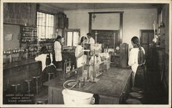 Science Laboratory, Golden Castle College Nagoya, Japan Postcard Postcard