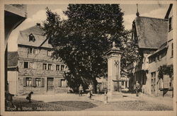 Marktplatz Erpel am Rhein, Germany Postcard Postcard