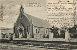 Iglesia Evangélica Metodista Mercedes, Argentina Postcard Postcard