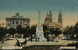 Plaza 25 de Mayo Rosario, Argentina Postcard Postcard