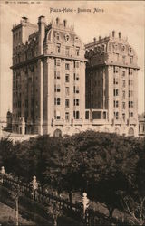 Plaza Hotel Buenos Aires, Argentina Postcard Postcard