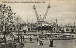 In Eliyte Gardens, Frnaco-British Exhibition, 1908 London, Great Britain Postcard Postcard