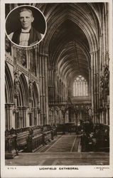 Cathedral Interior Lichfield, Great Britain Postcard Postcard